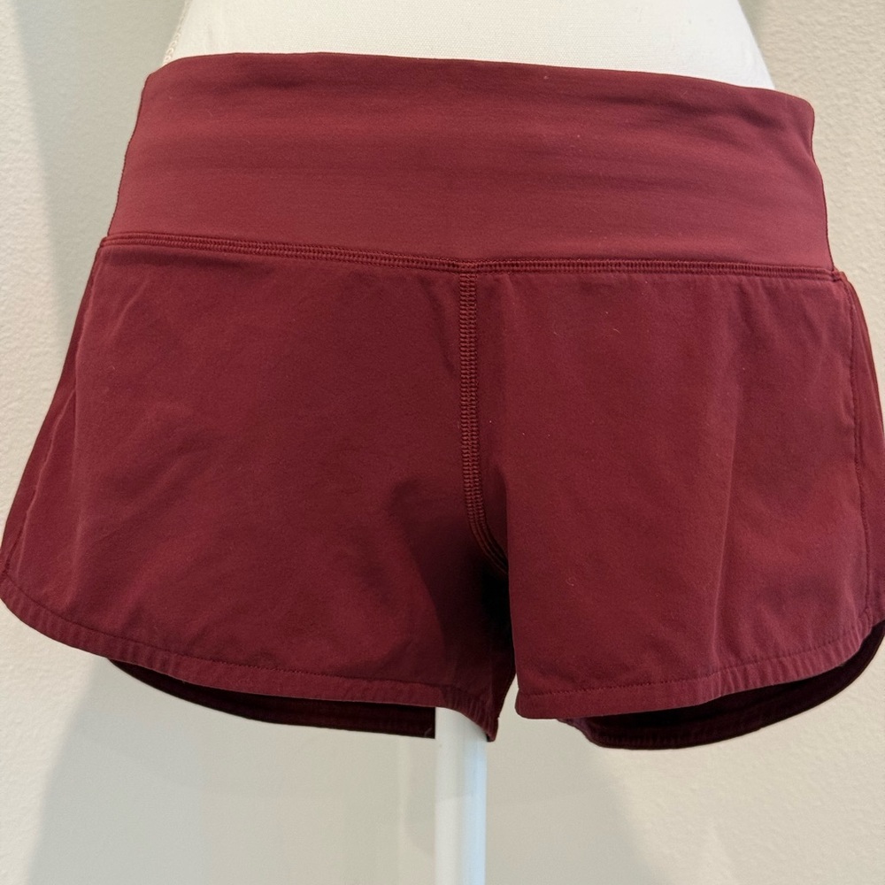 Women's Burgundy Shorts